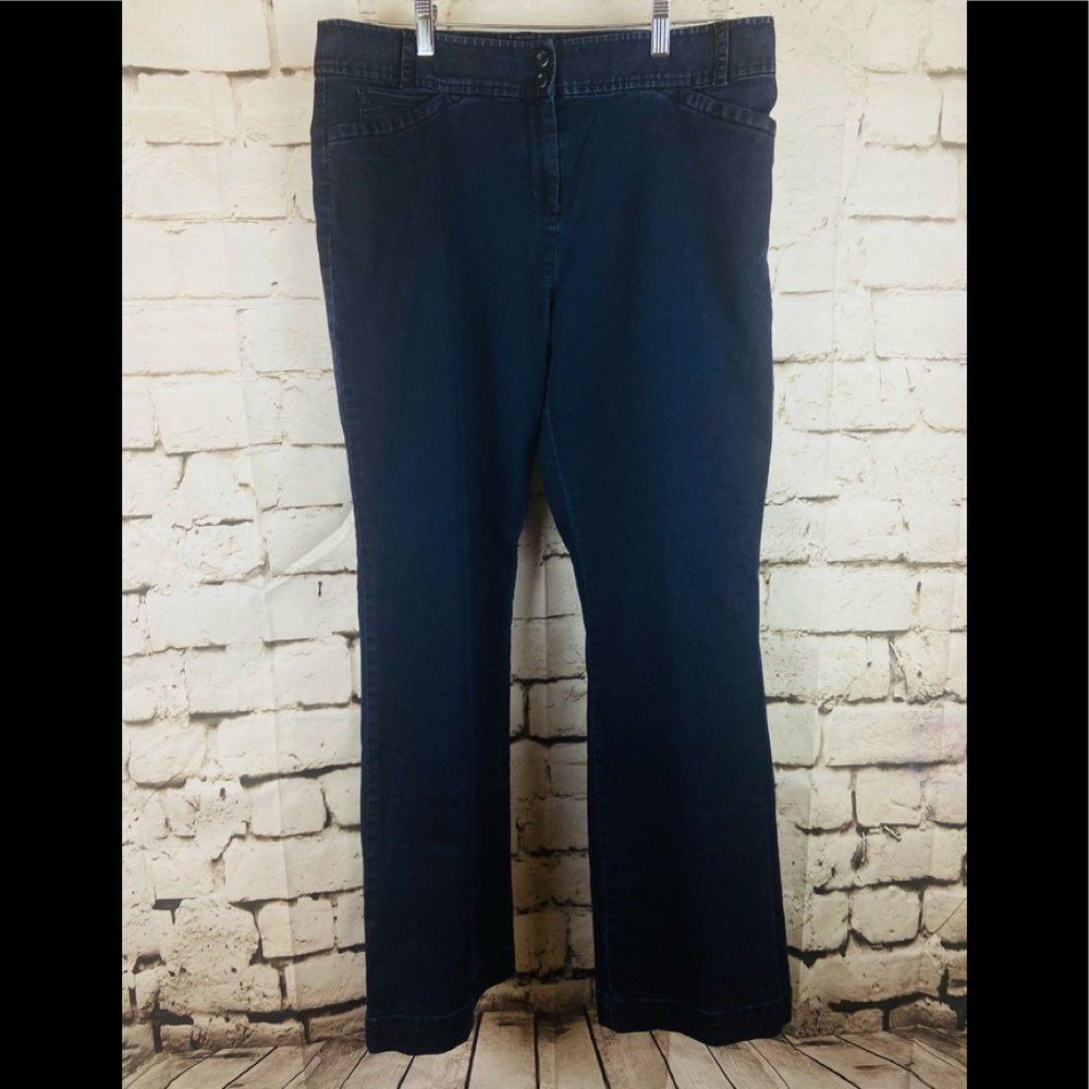 J Jill Boot Cut Stretch Jeans Size 12